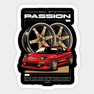 Toyota MR2 Passion Sticker